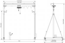 XCMG Factory 0.5~10t Size Customization Gantry Cranes Electric Trackless Gantry Crane Price